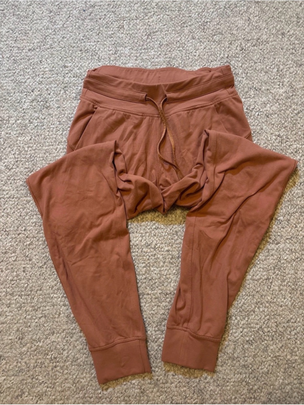 Women’s Lulu Cozy Jogger Pants in Rust